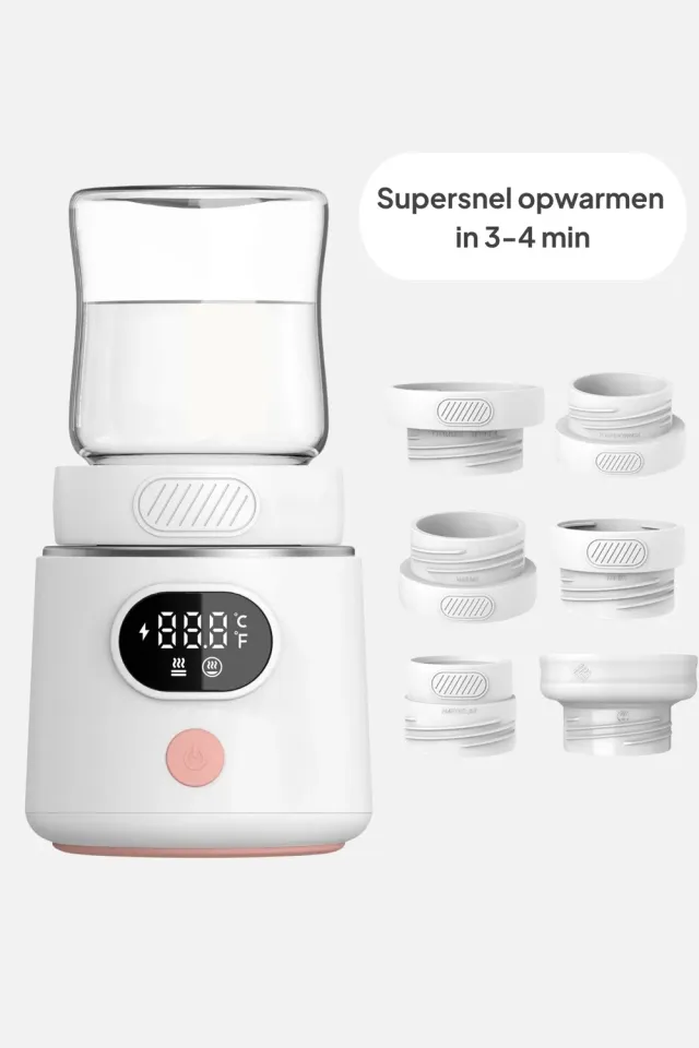 MAMMIE GO Draagbare Flessenwarmer Draadloos Fast Heating