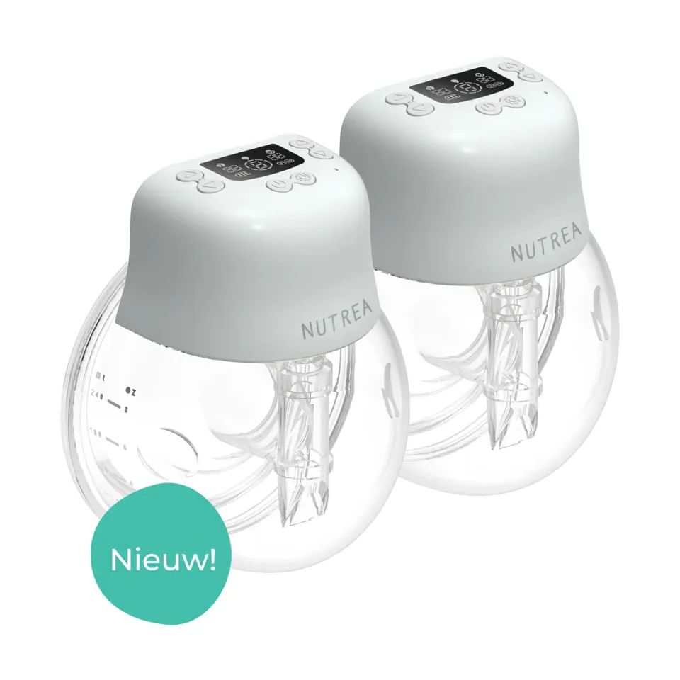 Nutrea EasyFlow Draadloze Borstkolf 2 stuks handsfree