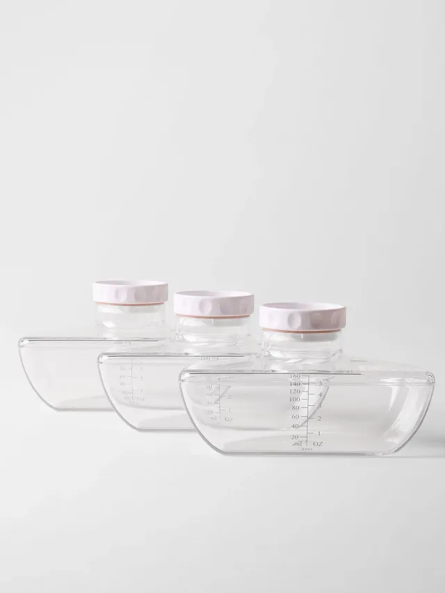 Perifit Pump bewaarflessen 160 ml 3-pack tritan