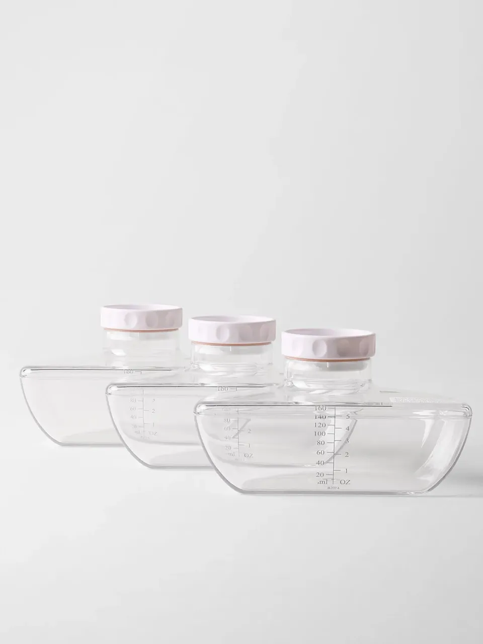 Perifit Pump bewaarflessen 160 ml 3-pack tritan