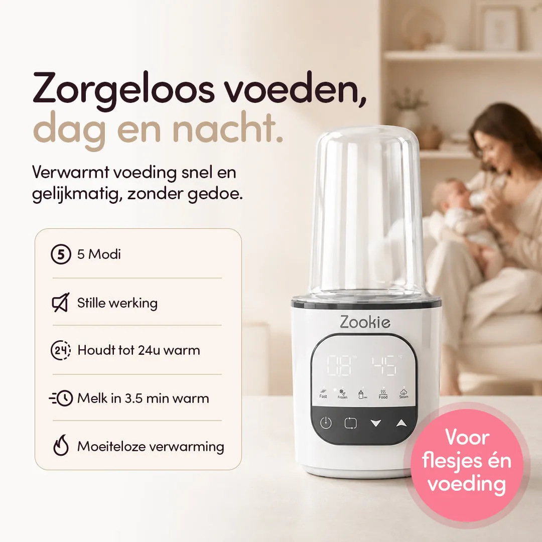Zookie Nova flessenwarmer elektrisch voor melkflessen