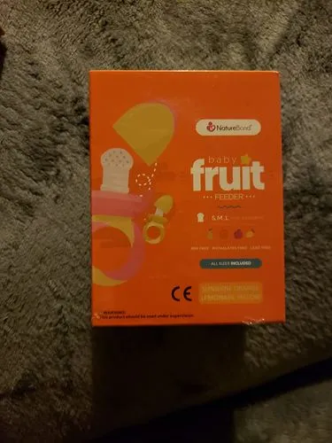 Naturebond fruitspeen fruit feeder siliconen 2 stuks 6 spenen