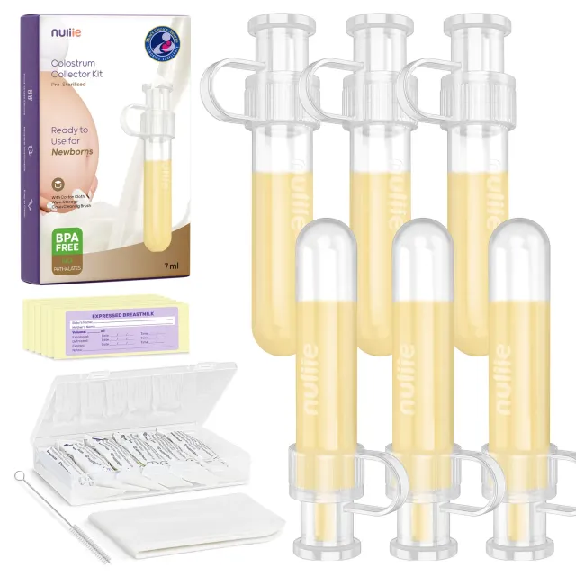 Nuliie colostrum collector 7ml 6 stuks herbruikbaar