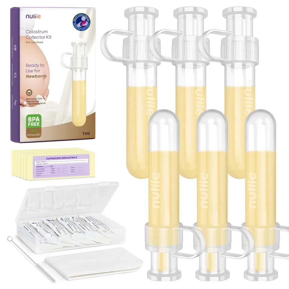 Nuliie colostrum collector 7ml 6 stuks herbruikbaar