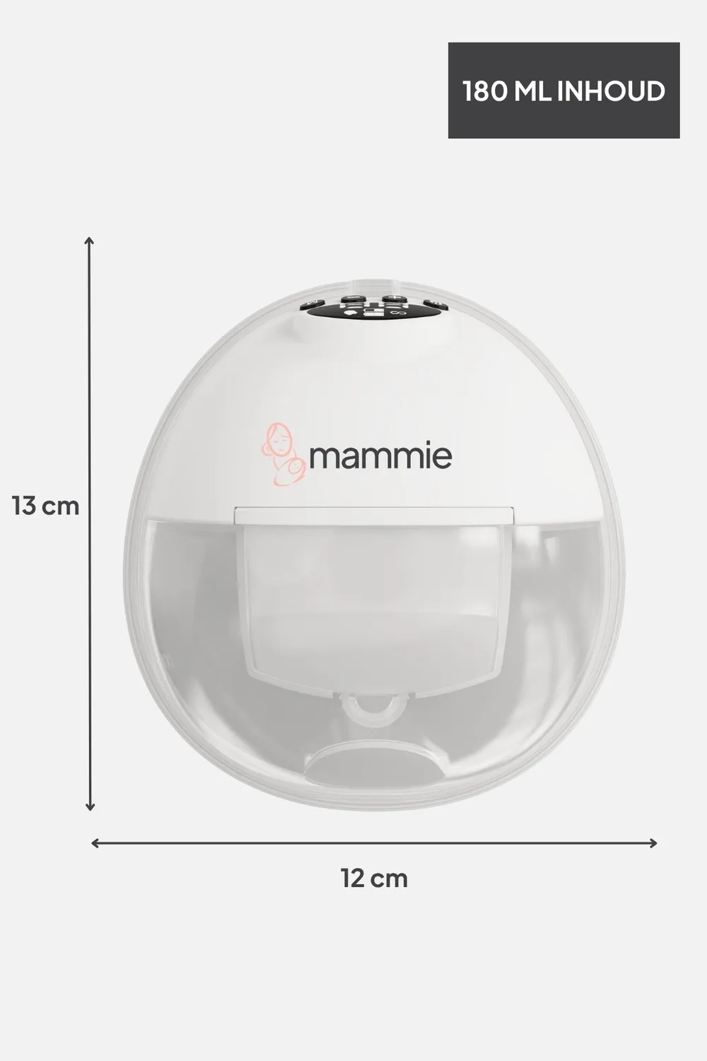 MAMMIE Handsfree Dubbele Borstkolf Wit met Timerfunctie