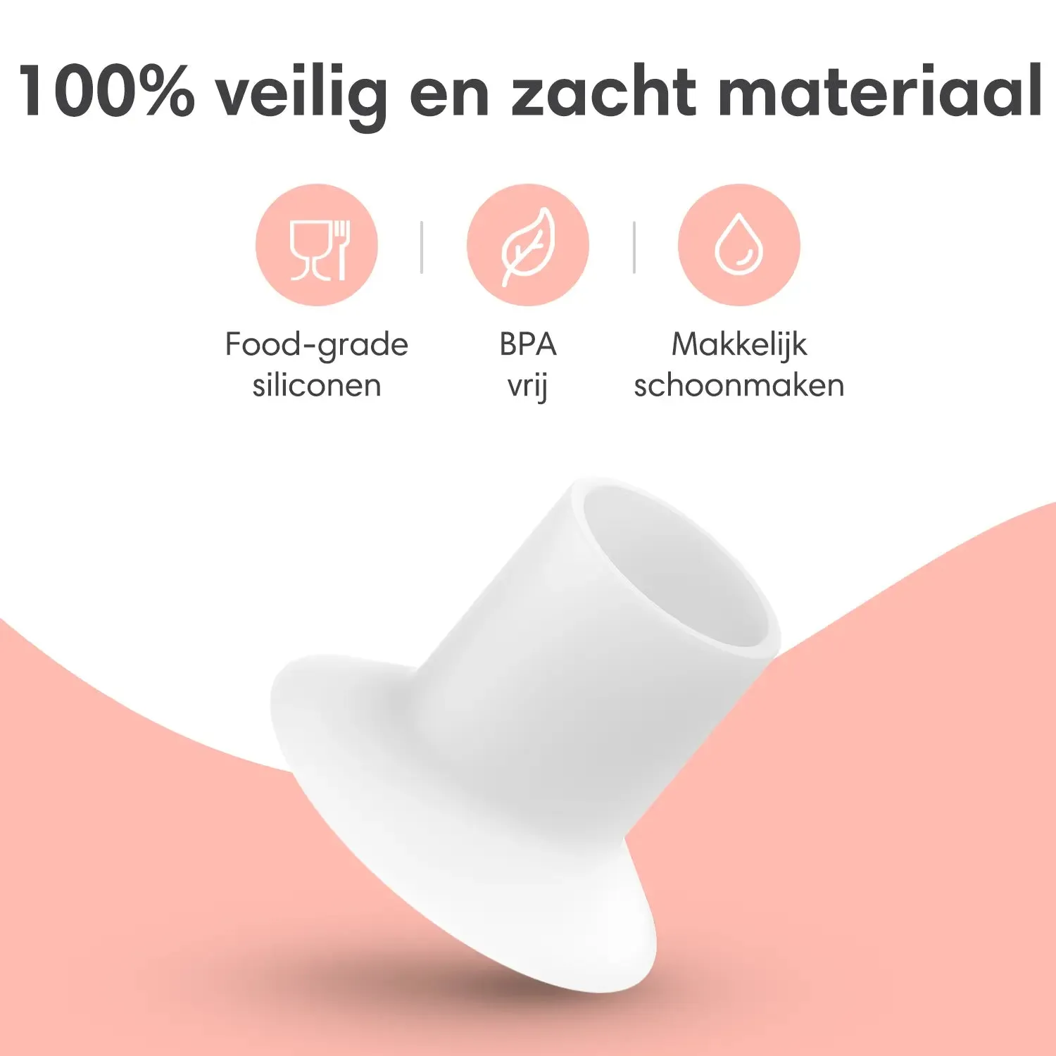 Mammie borstschildverkleiner tepelinzetstuk 2 stuks 17-24mm