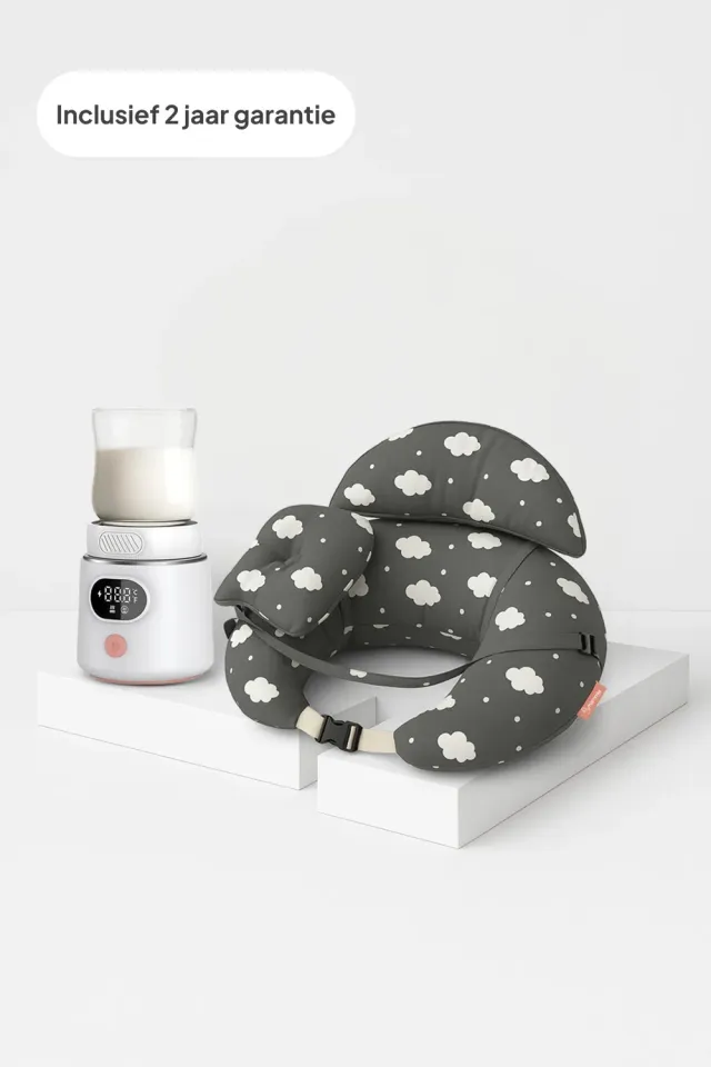 Mammie Cozy Feed bundel voedingskussen + flessenwarmer
