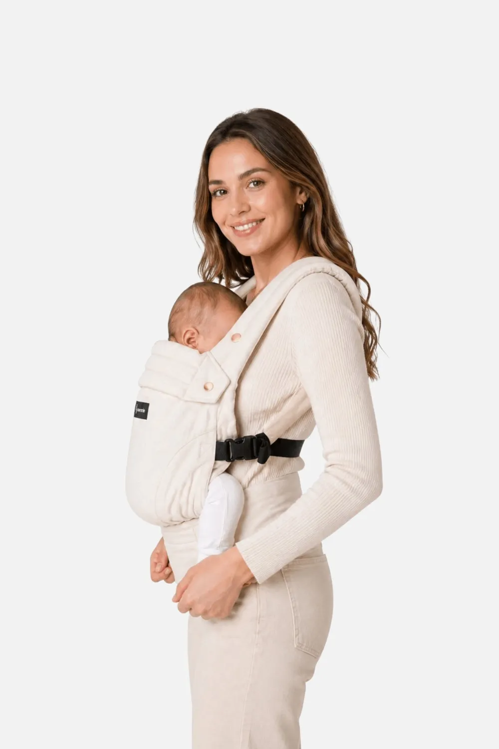 MAMMIE AVAIRE Draagzak Baby Katoen Zwart ergonomisch