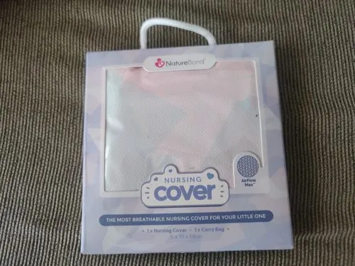 Naturebond Nursing Cover Sunrise Pink voedingsdoek ademend