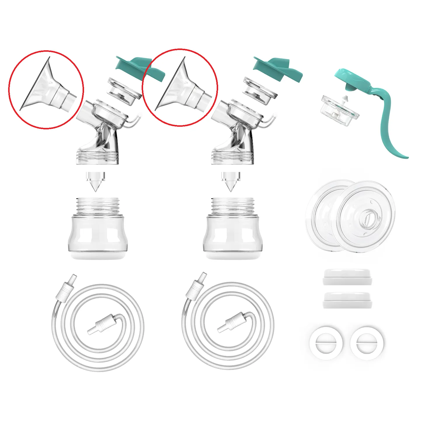 Nutrea DoubleFlow Brace Borstschild handsfree