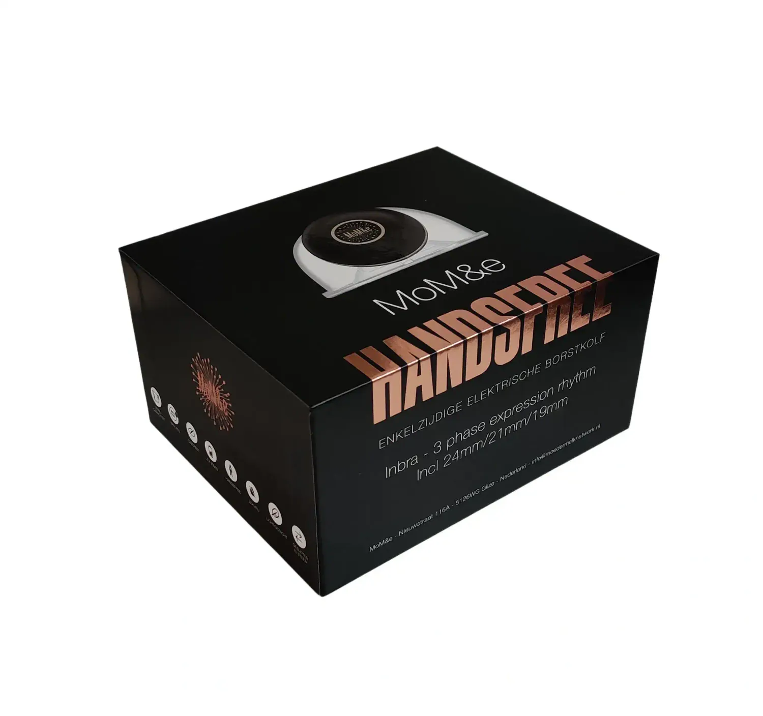 MoM&e InBra wearable handsfree borstkolf 180 ml 3 standen