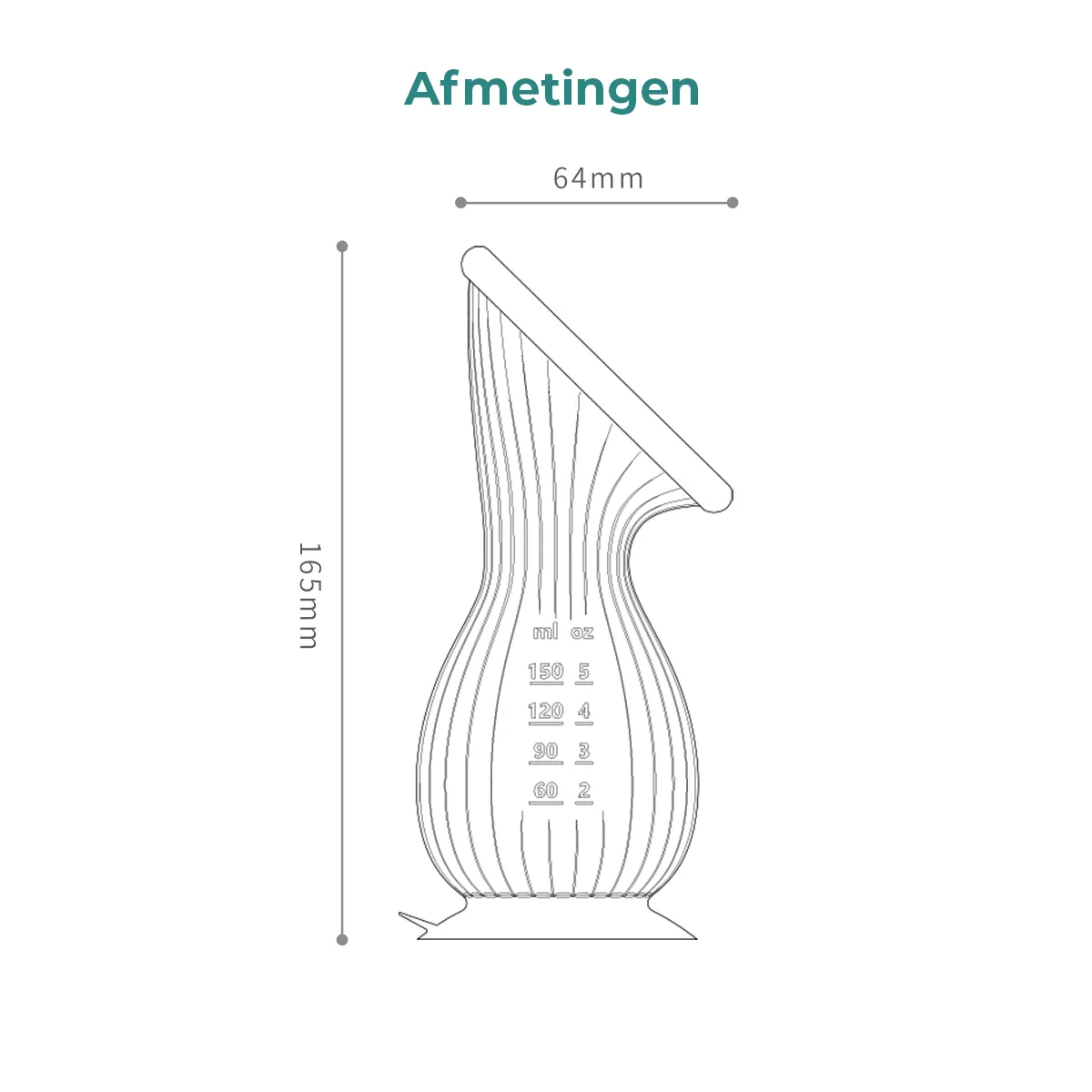 Nutrea SimpleFlow siliconen handkolf BPA-vrij