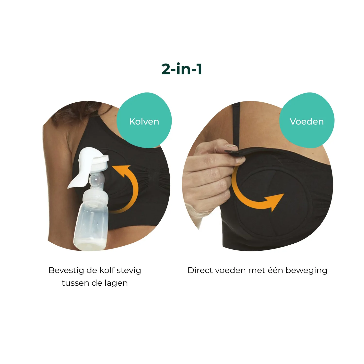 Nutrea N1 Voedings- en Kolfbh Maat XL 2-in-1