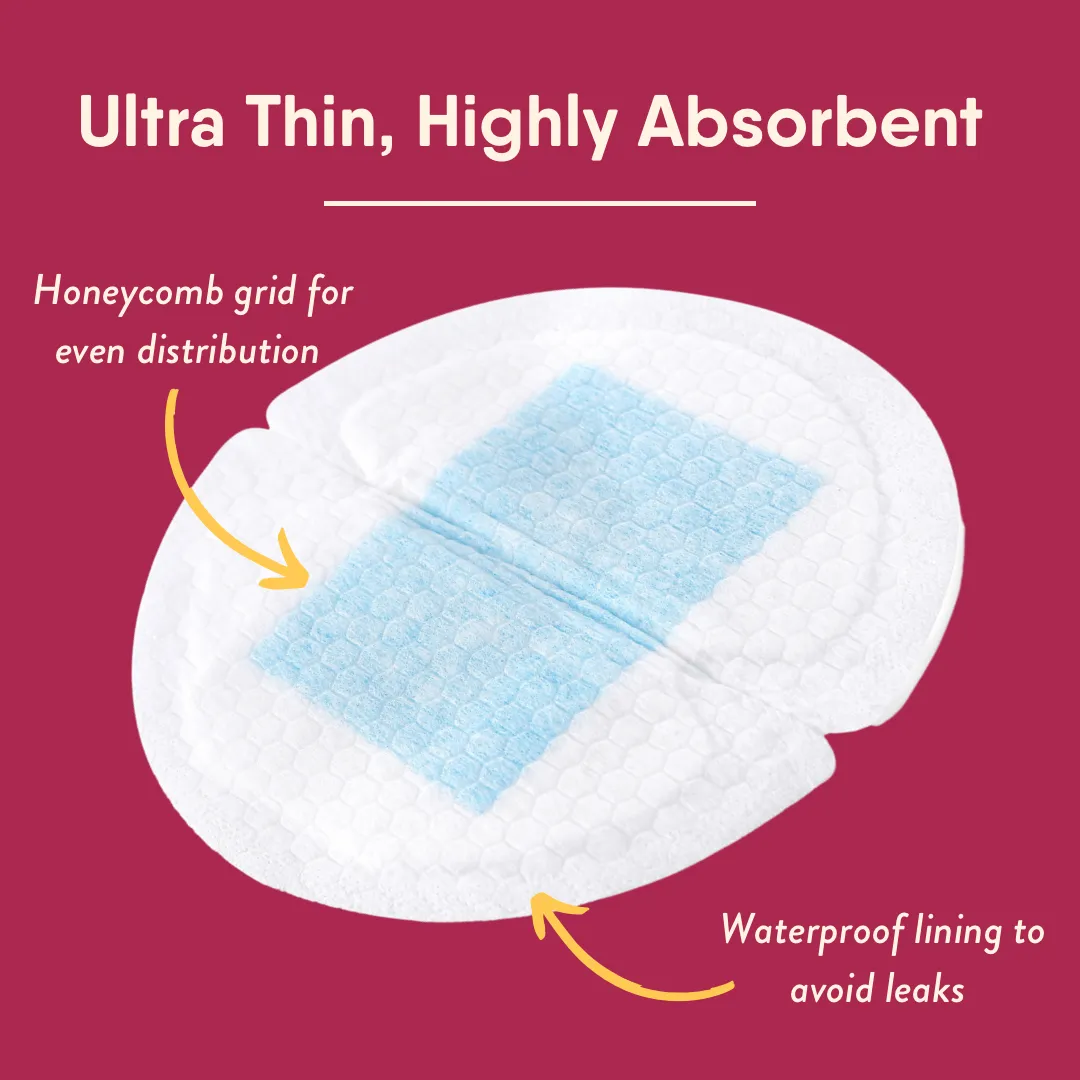 Naturebond Ultra Thin wegwerp zoogkompressen 60 stuks ultradun