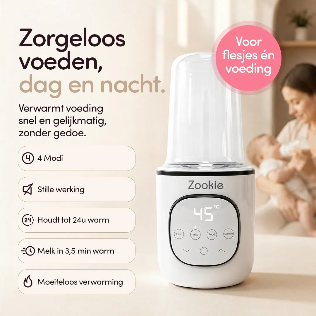 Zookie Milo flessenwarmer compact voor onderweg