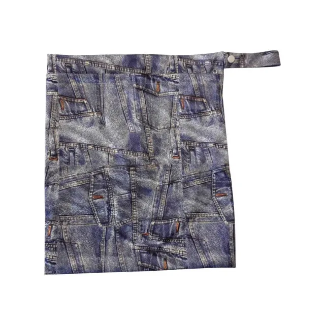 MoM&e Wetbag Jeans luierzak 30x35cm waterdicht