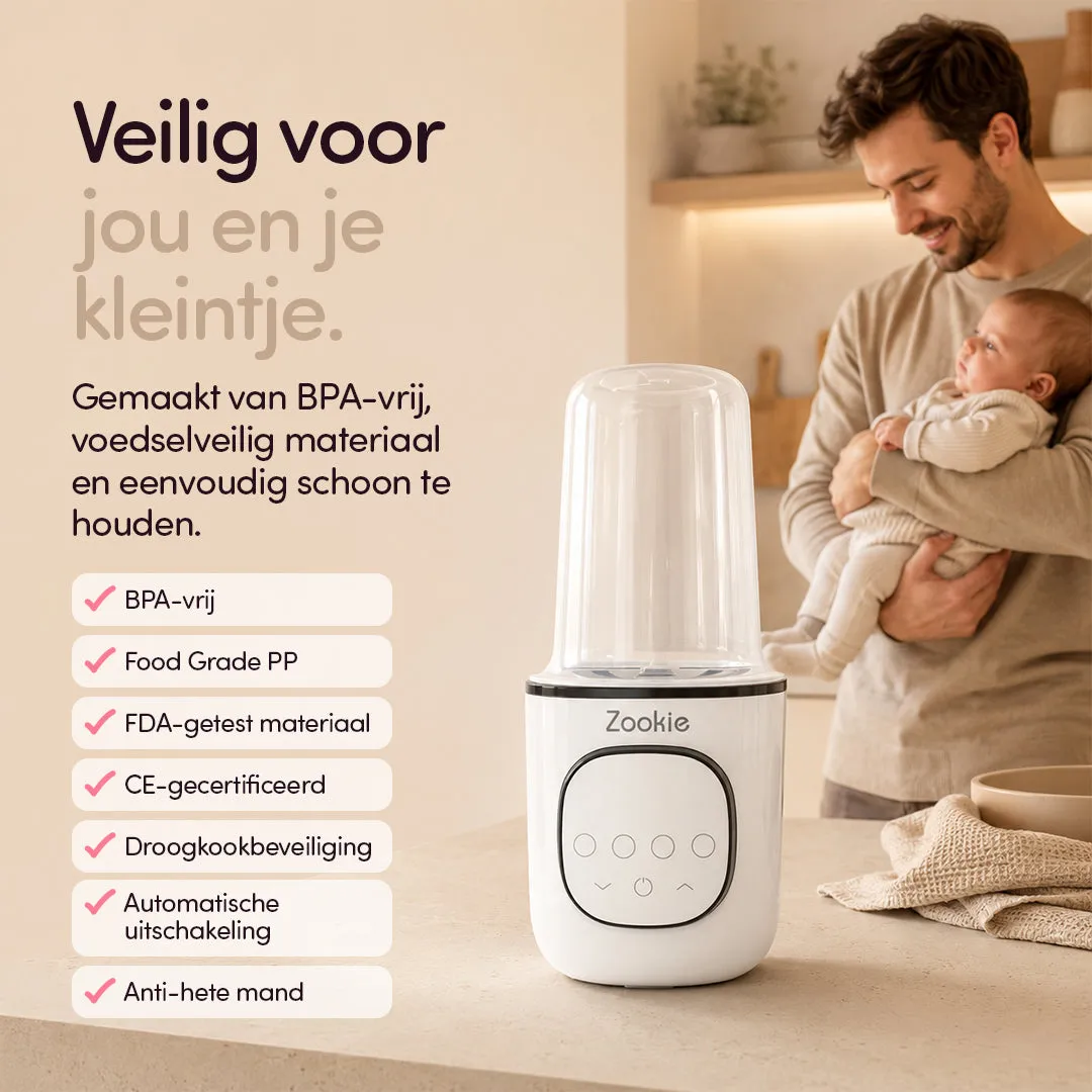 Zookie Milo flessenwarmer compact voor onderweg