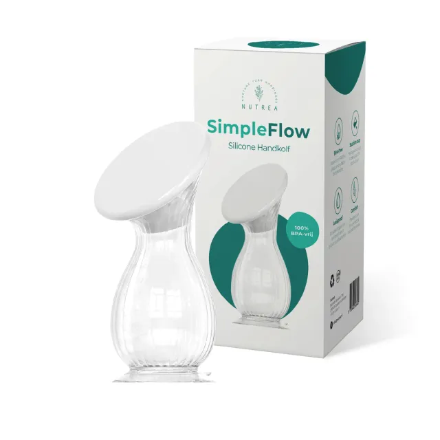 Nutrea SimpleFlow siliconen handkolf BPA-vrij