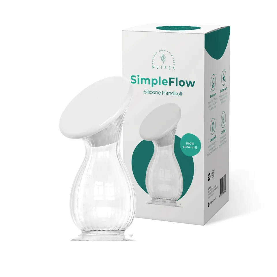 Nutrea SimpleFlow siliconen handkolf BPA-vrij