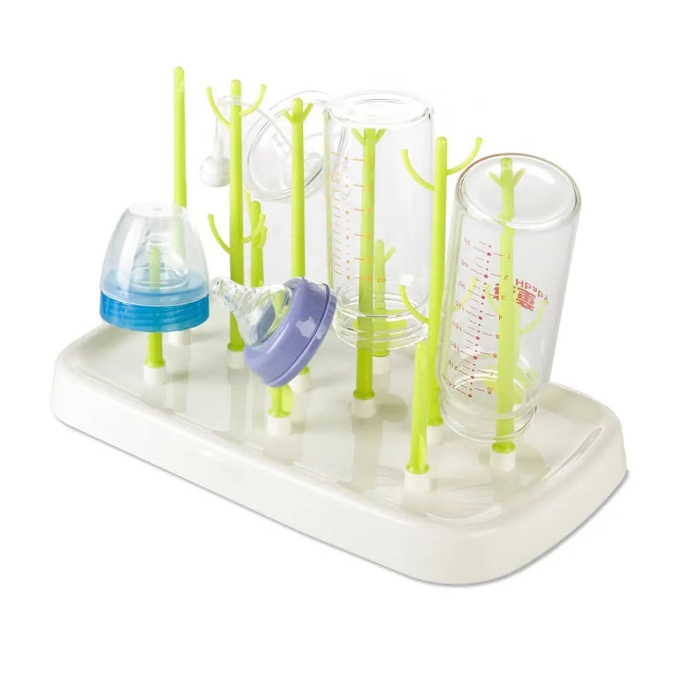 MoM&e flessendroogrek 12 staanders 32 cm wit