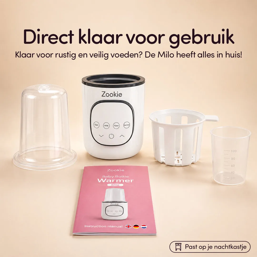 Zookie Milo flessenwarmer compact voor onderweg