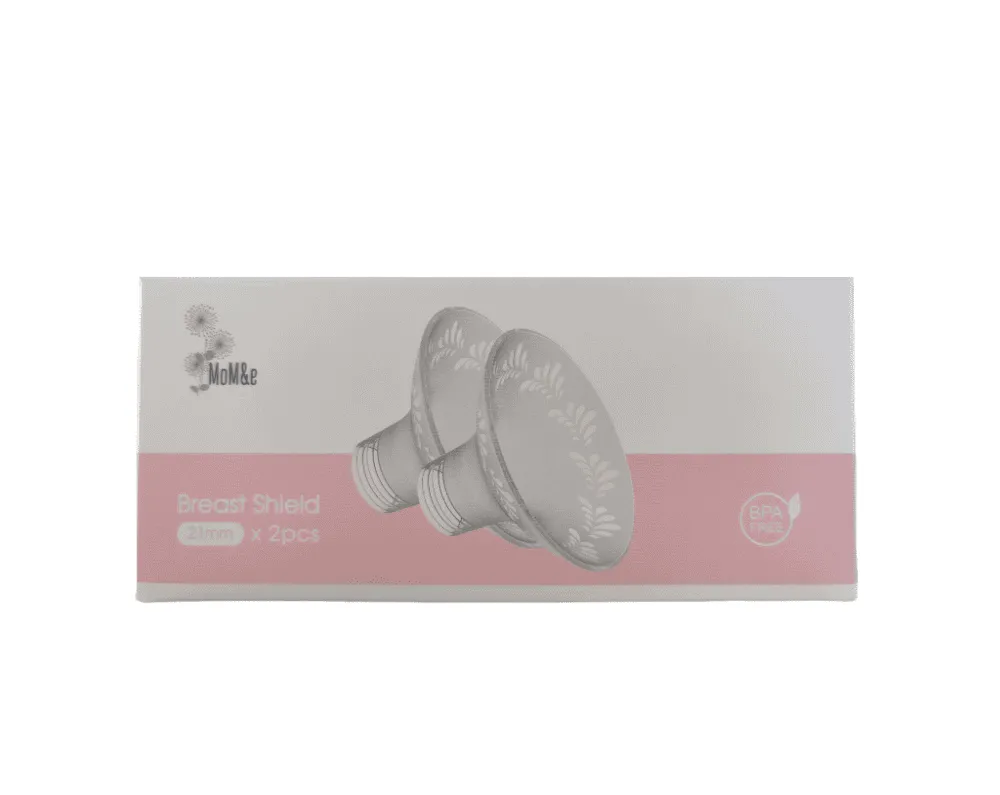 MoM&e siliconen borstschild 24 mm set 2 stuks zacht