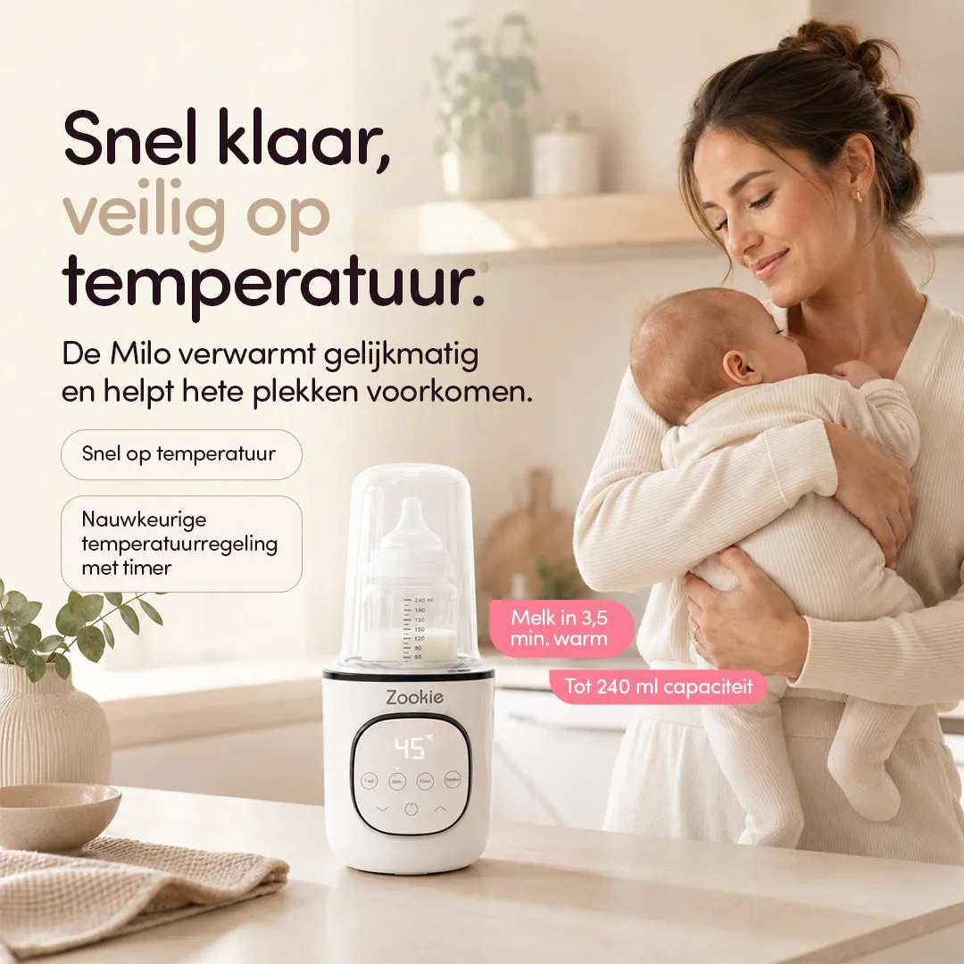 Zookie Milo flessenwarmer compact voor onderweg