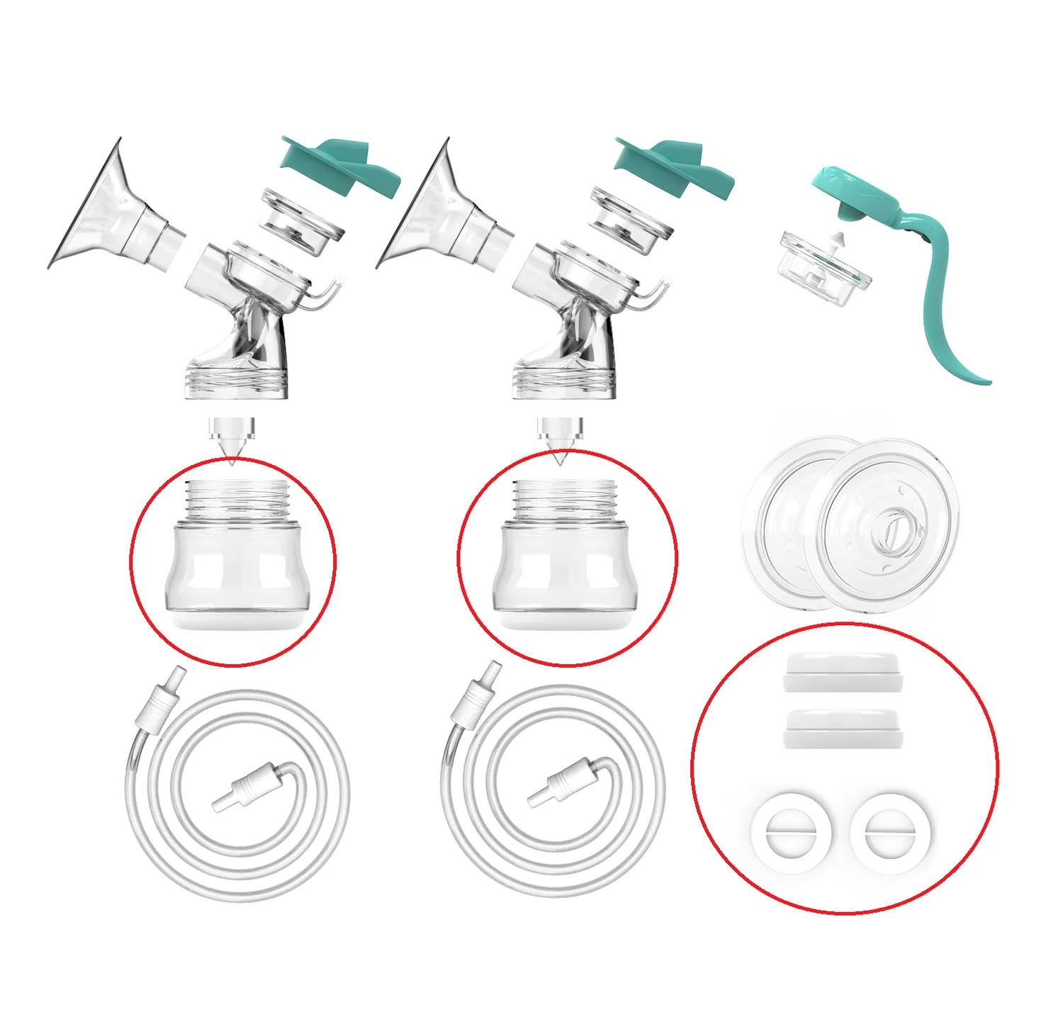 Nutrea DoubleFlow Babyfles Anti-krampjes BPA-vrij