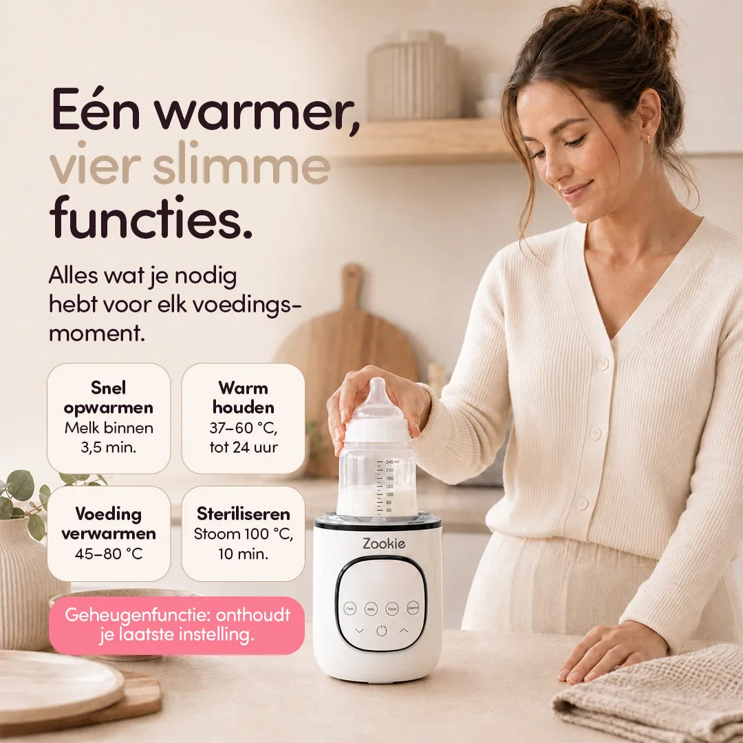Zookie Milo flessenwarmer compact voor onderweg