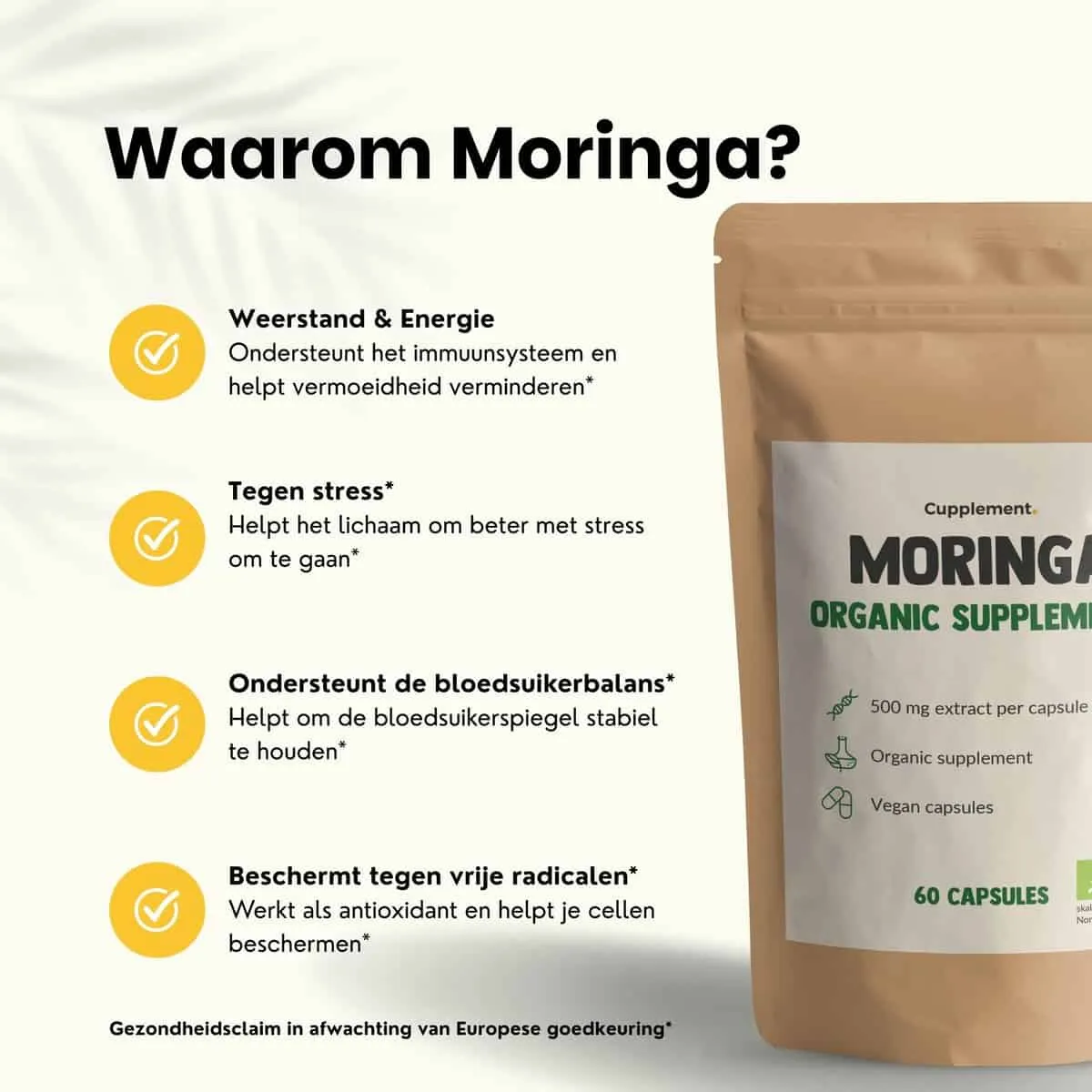 GOYU Moringa 500mg capsules 60 stuks vegan