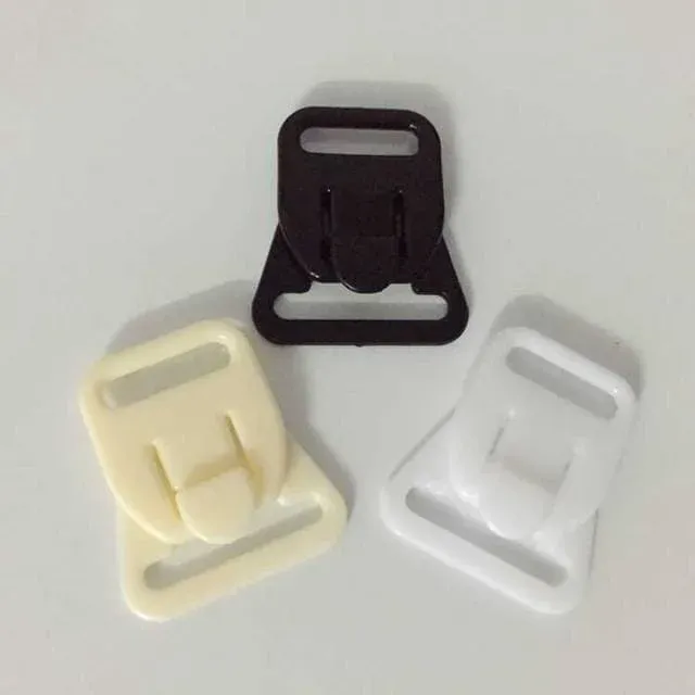 MoM&e voedingsbh clips 14 mm 2 stuks zwart plastic