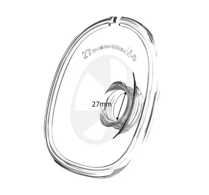 MoM&e S18 S21 siliconen borstschild 27 mm zacht