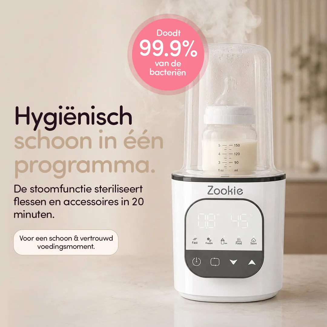 Zookie Nova flessenwarmer elektrisch voor melkflessen