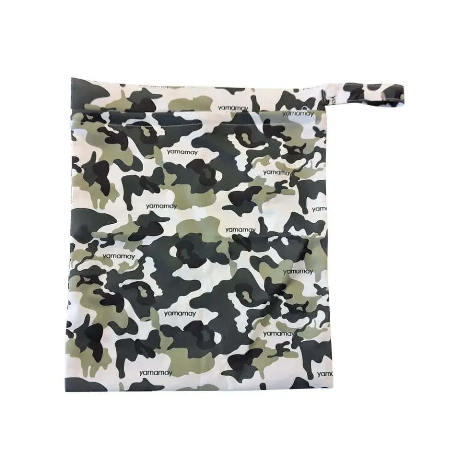 MoM&e Wet Bag Luierzak Camo 30x35 cm Waterdicht