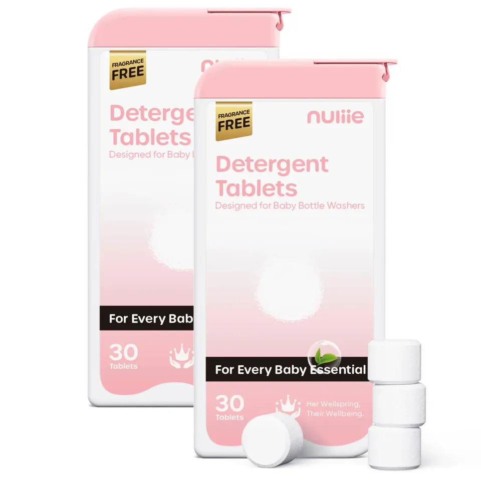 Nuliie reinigingstabletten babyflessen 60 stuks met doos