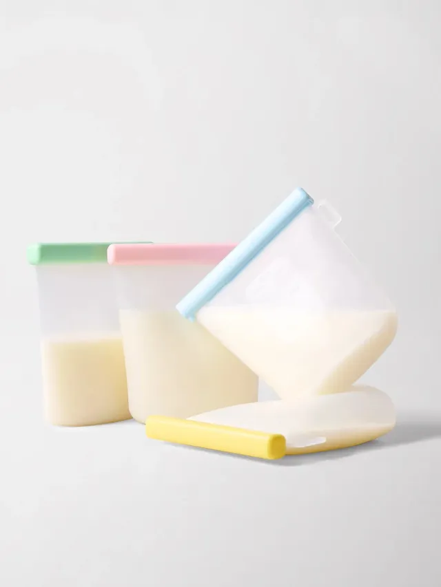 Perifit siliconen moedermelkzakjes 4x240 ml lekvrij