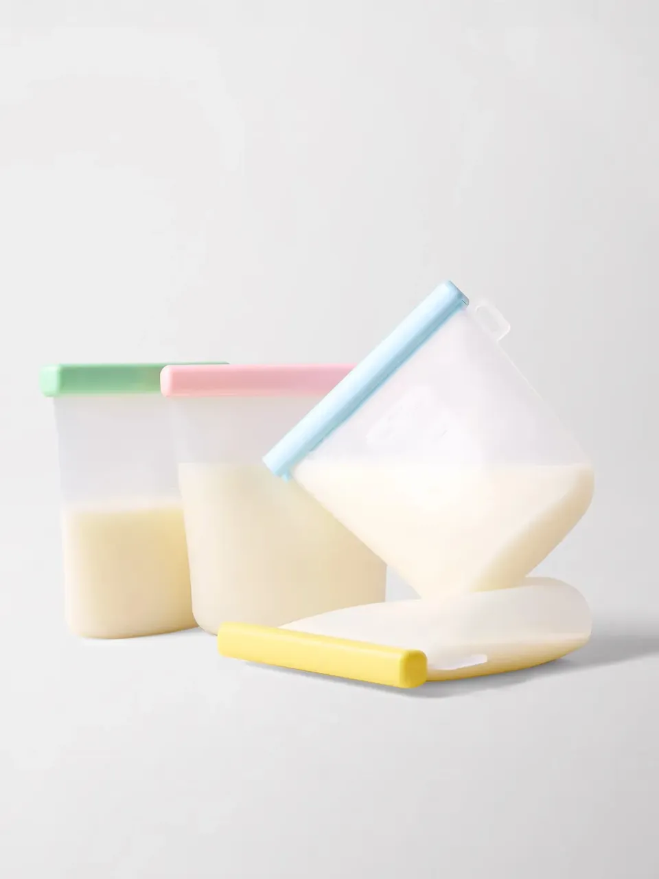 Perifit siliconen moedermelkzakjes 4x240 ml lekvrij