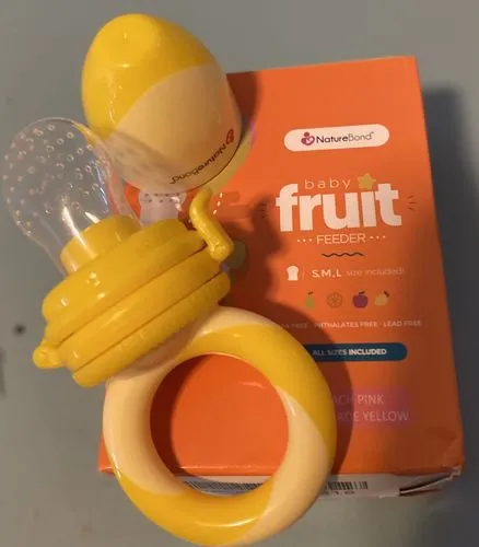 Naturebond Fruit Feeder fruitspeen roze-geel 2 stuks